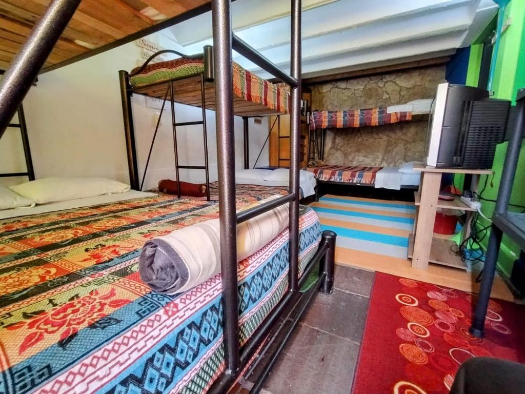 Postel nebo postele na pokoji v ubytování ZIPA HOSTEL