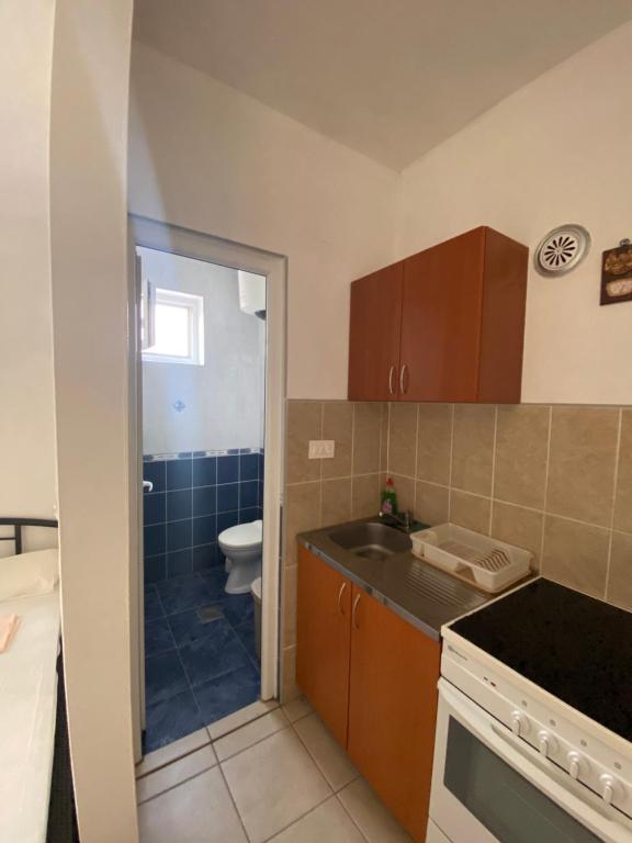 Koupelna v ubytování Guest House Nura