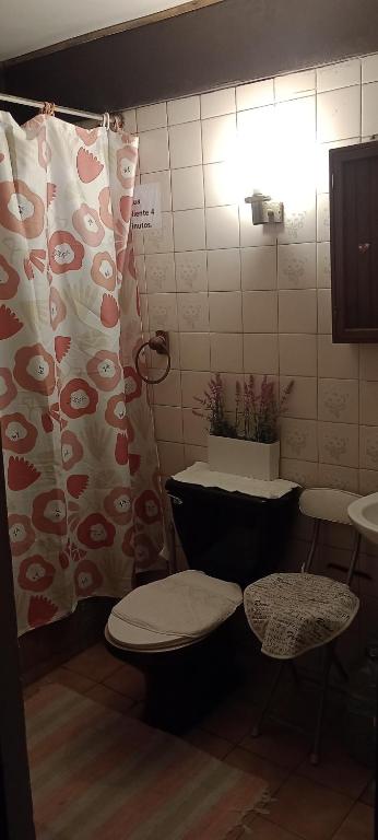Koupelna v ubytování Habitaciones Florencia