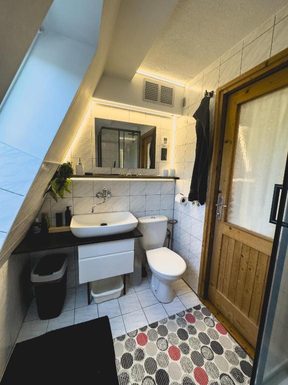 Koupelna v ubytování Guest House Privát Štrba