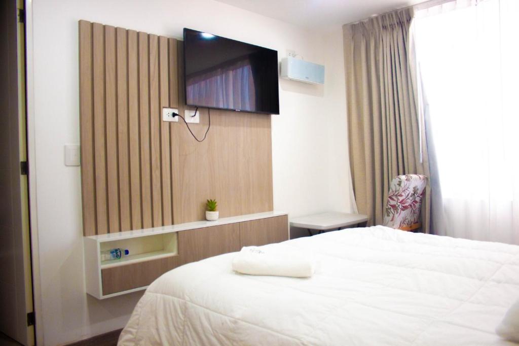 Postel nebo postele na pokoji v ubytování Hotel Don Bartolo