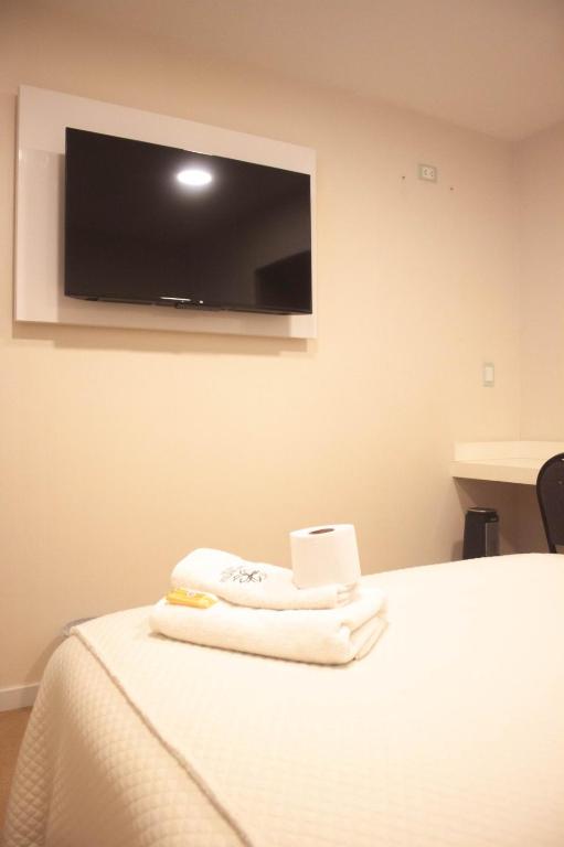 TV a/nebo společenská místnost v ubytování Hotel Don Bartolo