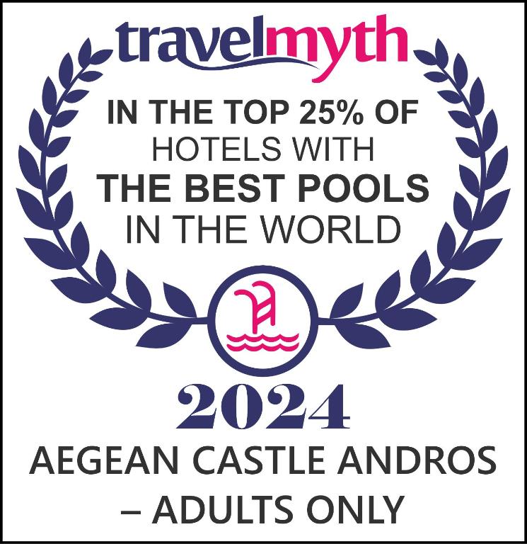Certifikát, hodnocení, plakát nebo jiný dokument vystavený v ubytování Aegean Castle Andros – Adults Only