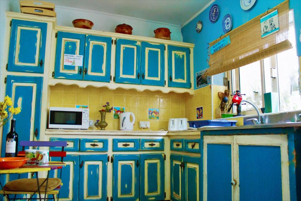 Kuchyň nebo kuchyňský kout v ubytování Hostel Malti Budget