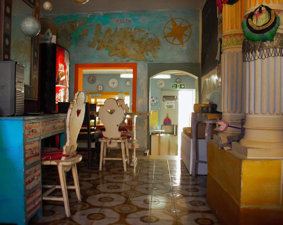 Posezení v ubytování Hostel Malti Budget