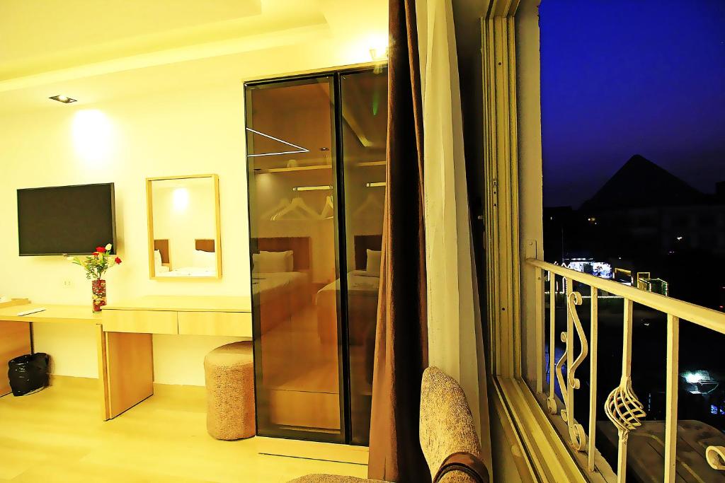 TV o dispositivi per l'intrattenimento presso The Platinum Pyramid view inn