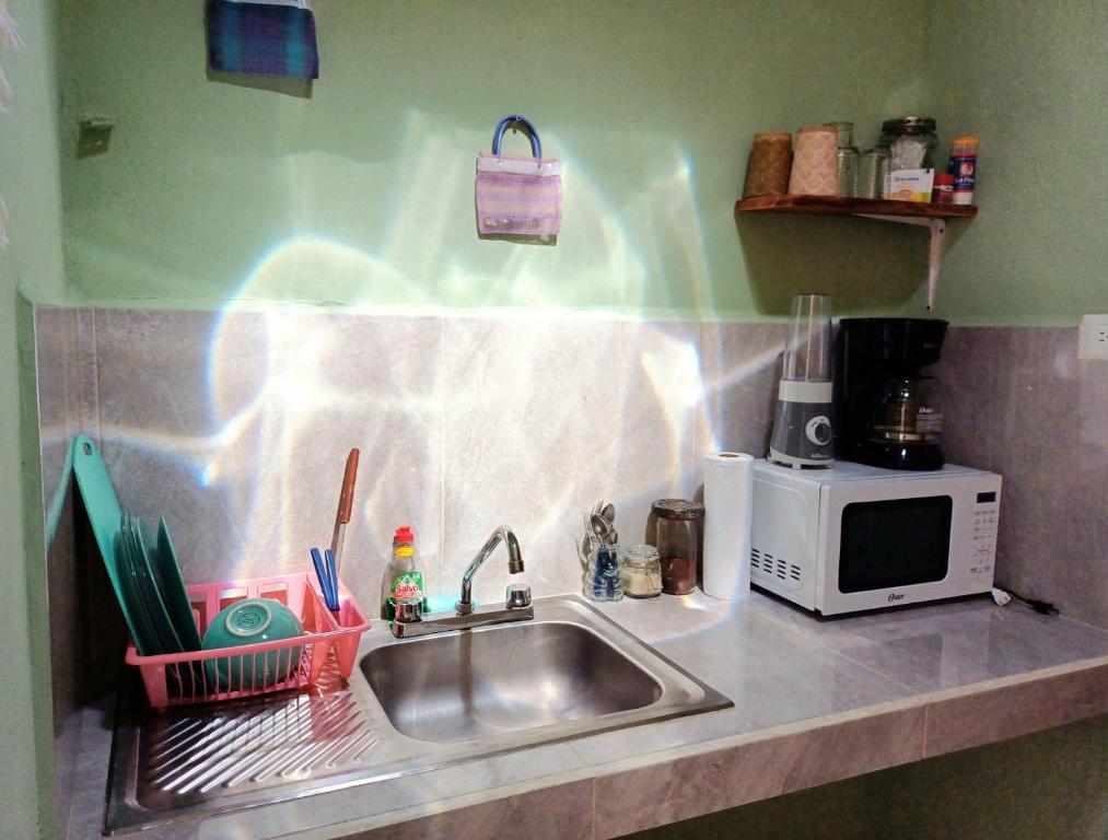 Kuchyň nebo kuchyňský kout v ubytování Casa Candelita