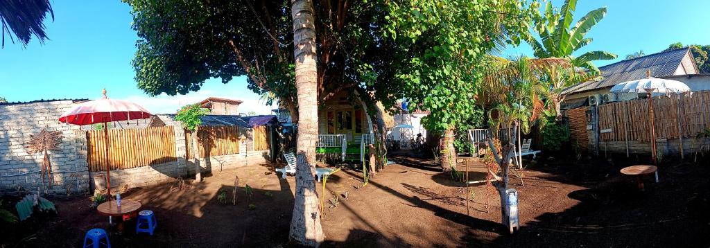 Zahrada ubytování Oceansoul Gili Trawangan