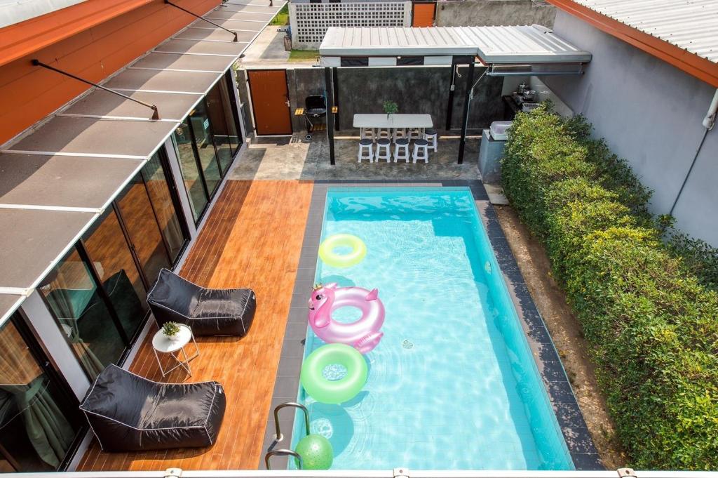 Bazén v ubytování EL MAR Pool Villa nebo v jeho okolí