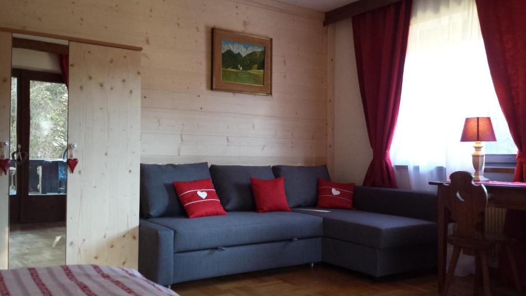 Posezení v ubytování Casa Monteggia