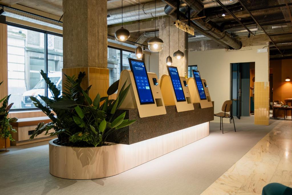 Posezení v ubytování Citybox Brussels