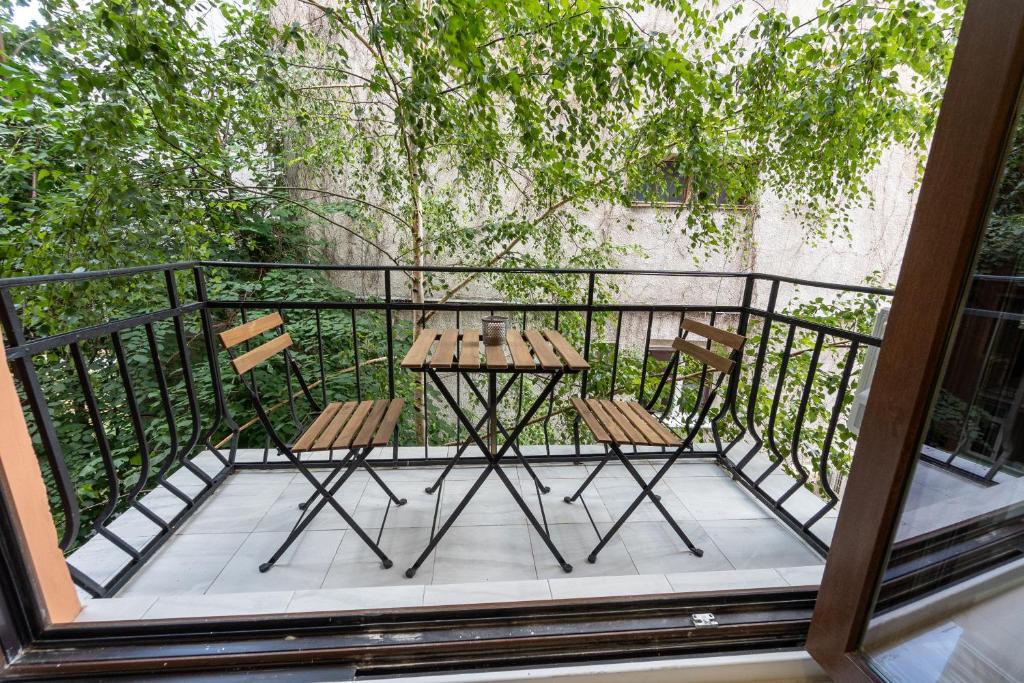 Balkón nebo terasa v ubytování Vitoshka Luxury 2-BR Retreat