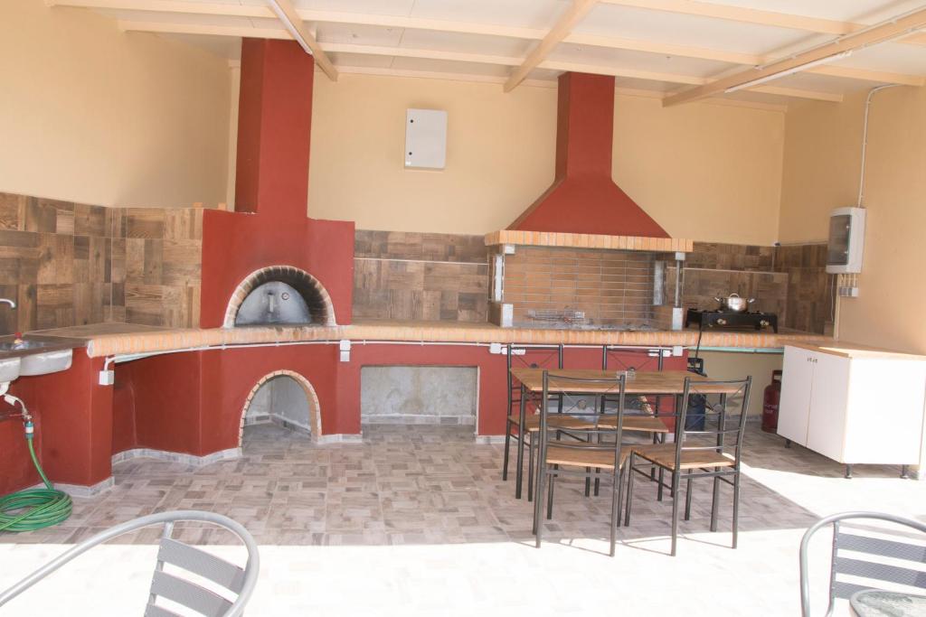 Kuchyň nebo kuchyňský kout v ubytování Villa Erofili Plakias south Rethimno Crete