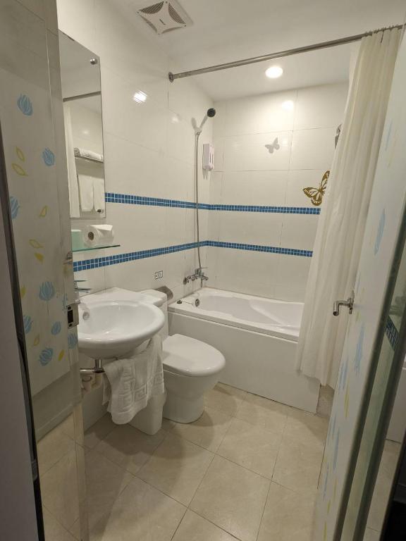 Koupelna v ubytování Ximen Hotel