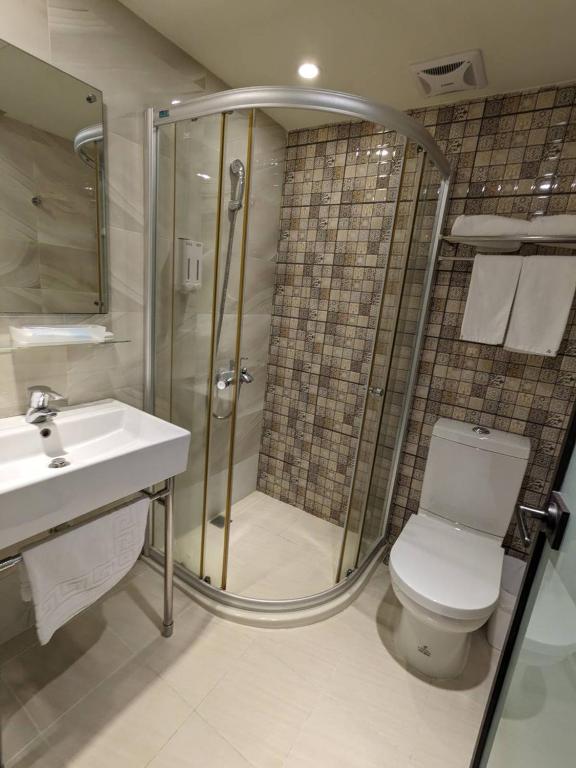 Koupelna v ubytování Ximen Hotel B