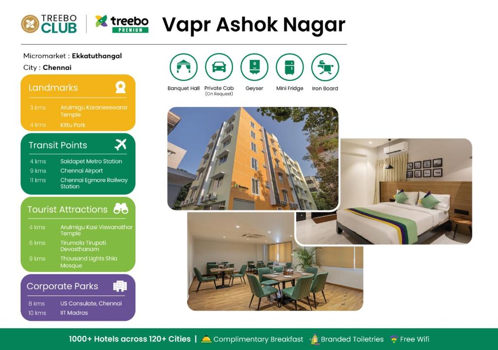 Fotografie z fotogalerie ubytování Treebo Premium Vapr Ashok Nagar v destinaci Čennaí