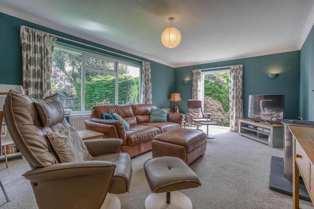 Televiisor ja/või meelelahutuskeskus majutusasutuses The Crabpot Five mins Norfolk beach. Crabpot Cottages - Sheringham