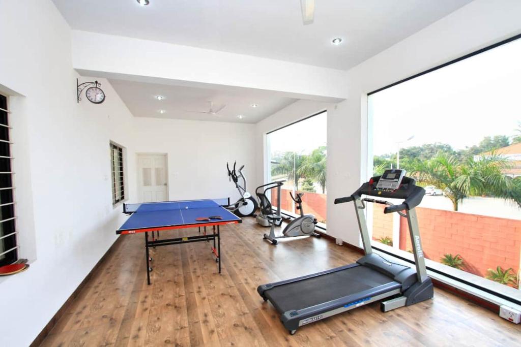 Fitness centrum a/nebo fitness zařízení v ubytování Heritage Shelters Resort