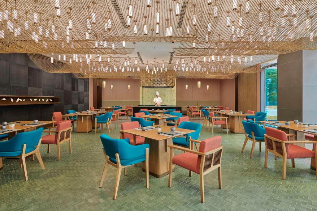 Restaurace v ubytování Hilton Shanghai Fengxian