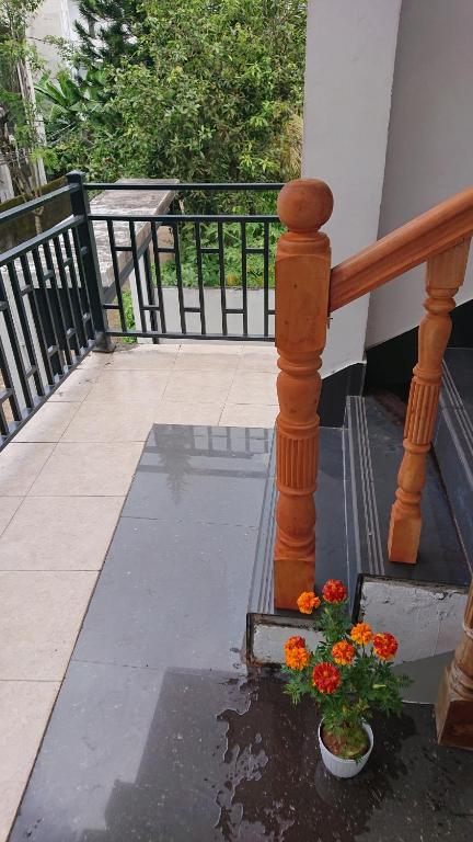 Balkón nebo terasa v ubytování CANAAN MUSIC Hotel