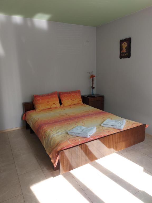 Postel nebo postele na pokoji v ubytování Viktoria House