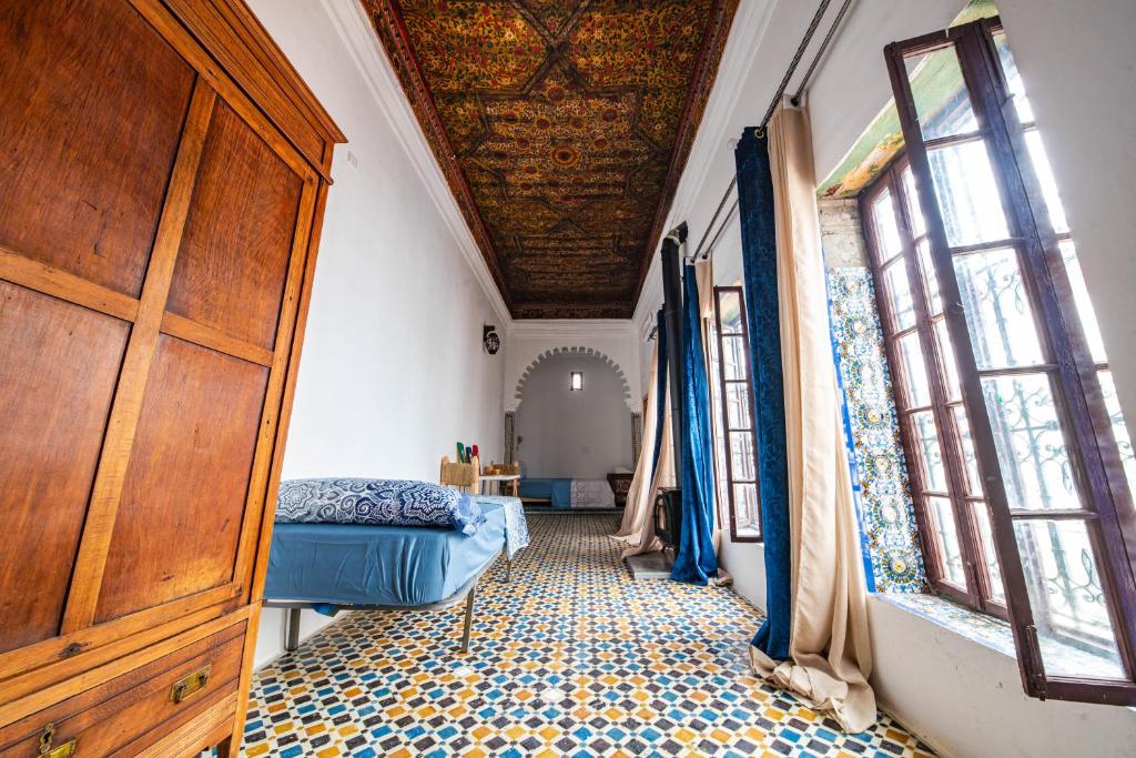 Posezení v ubytování Riad Mtamer, Tetouan
