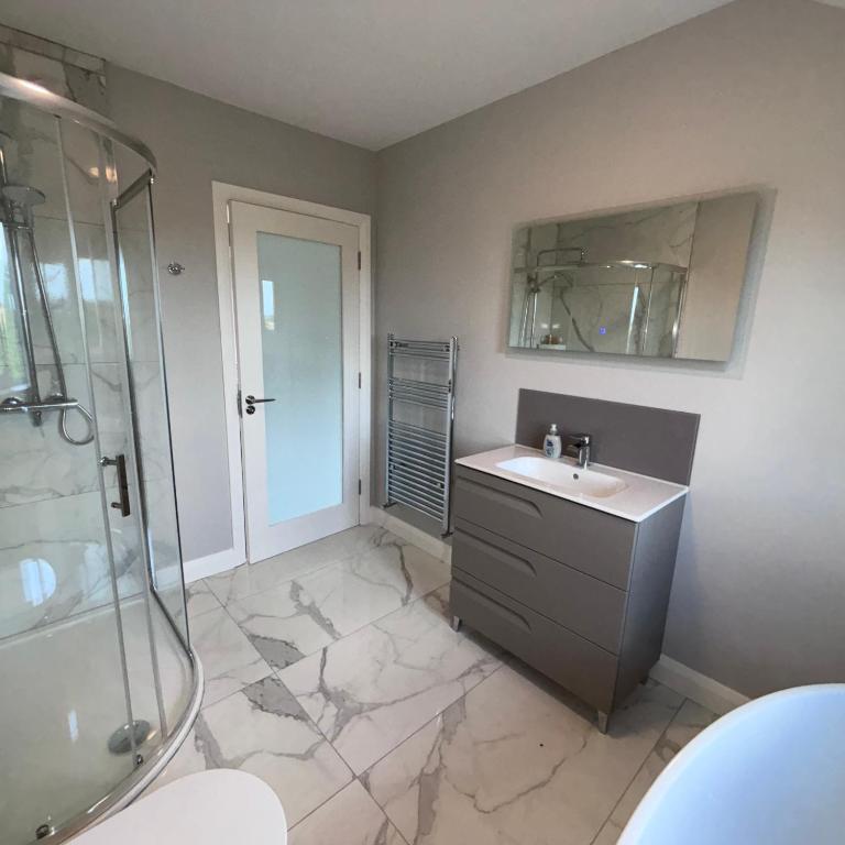 Vannituba majutusasutuses Modern Dunboyne Home