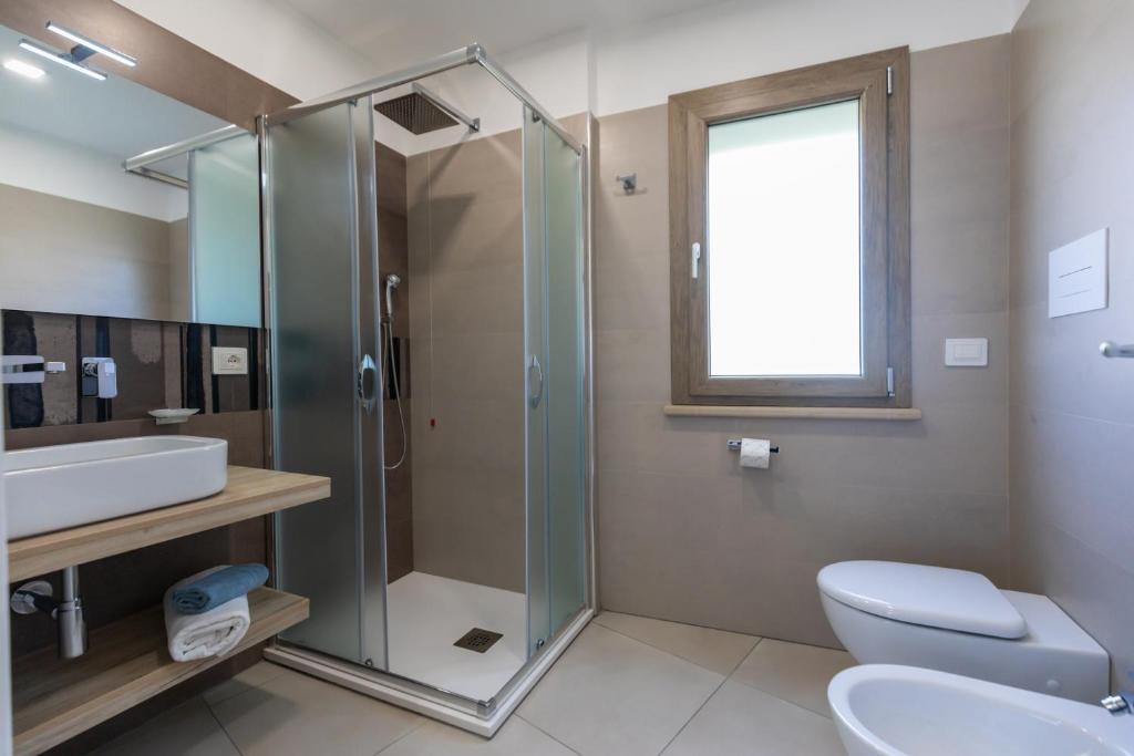 Koupelna v ubytování Altum Hotel Tropea