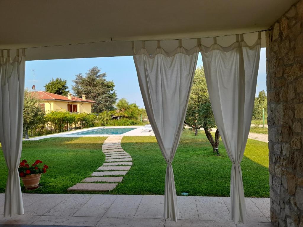 Zahrada ubytování B&B I Tre Olivi