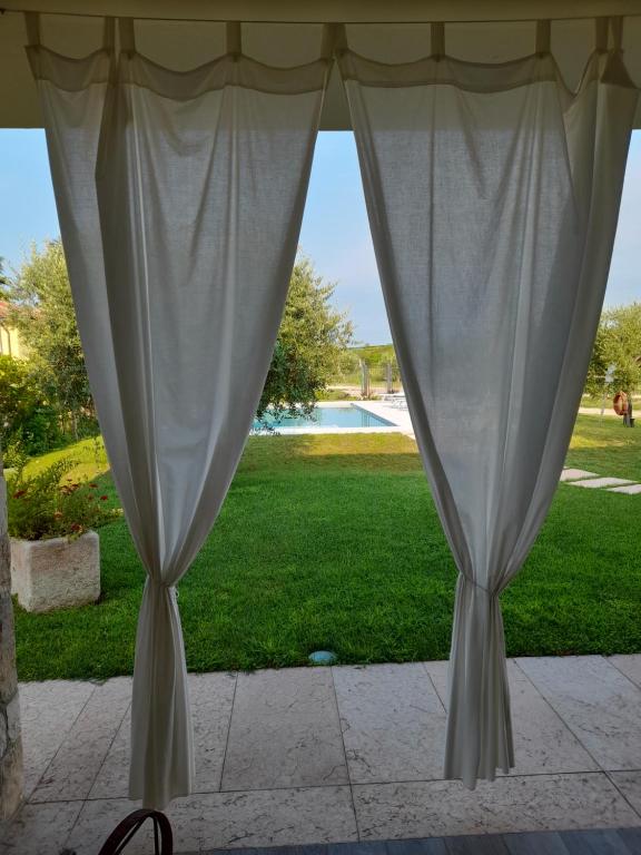 Zahrada ubytování B&B I Tre Olivi