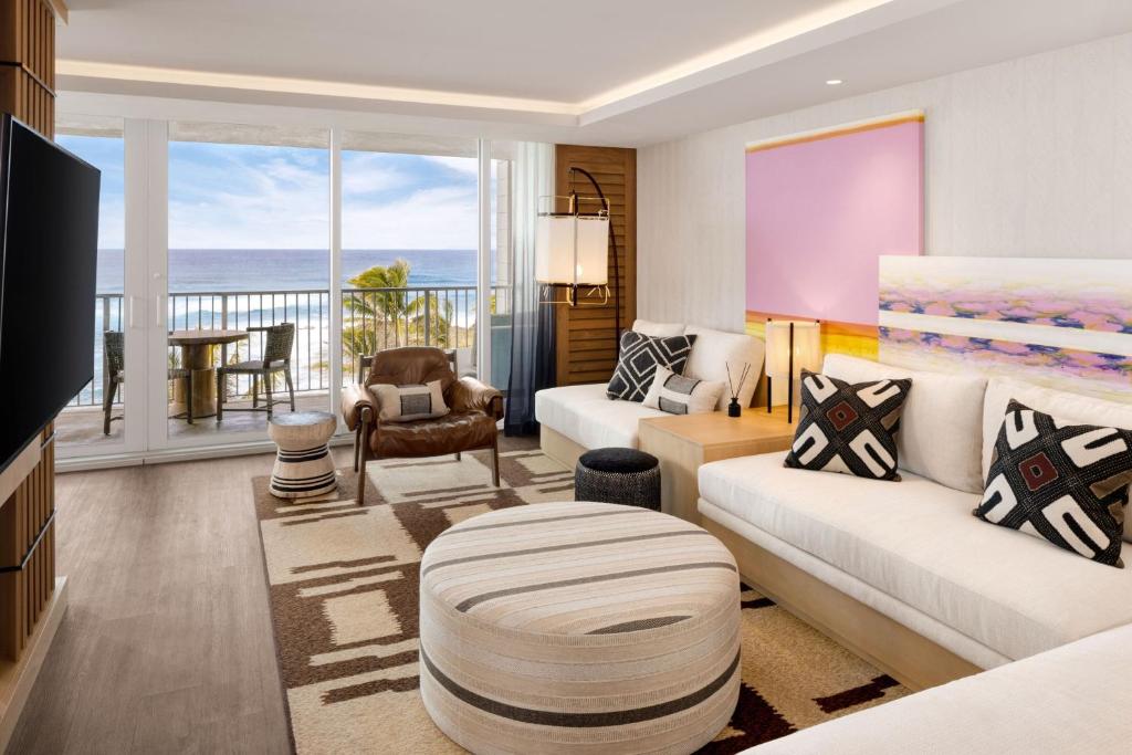 Posezení v ubytování The Ritz-Carlton O'ahu, Turtle Bay