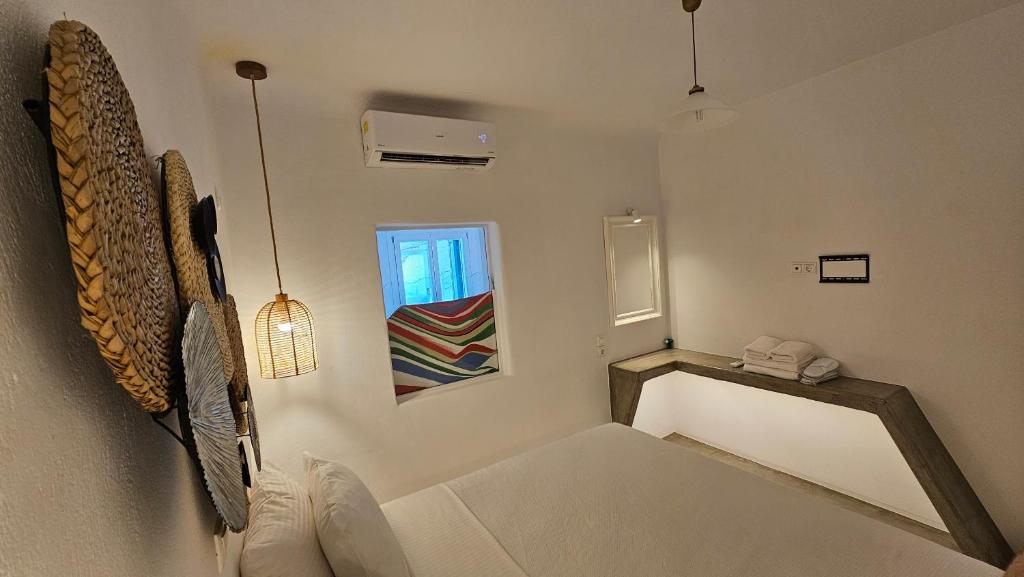 Posteľ alebo postele v izbe v ubytovaní Villa Chronos with private pool
