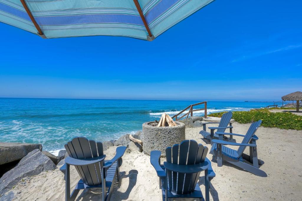 View of Oceanfront Getaway, Private Beach, Fire Pit, 5BR, Oceanside (updated ...