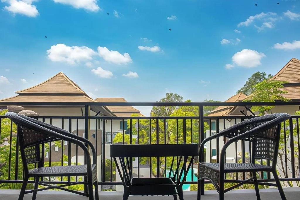 Balkón nebo terasa v ubytování Na Napa Wellness Spa & Resort