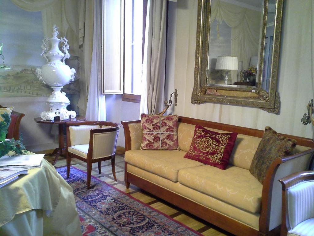 Posezení v ubytování Hotel Bigallo