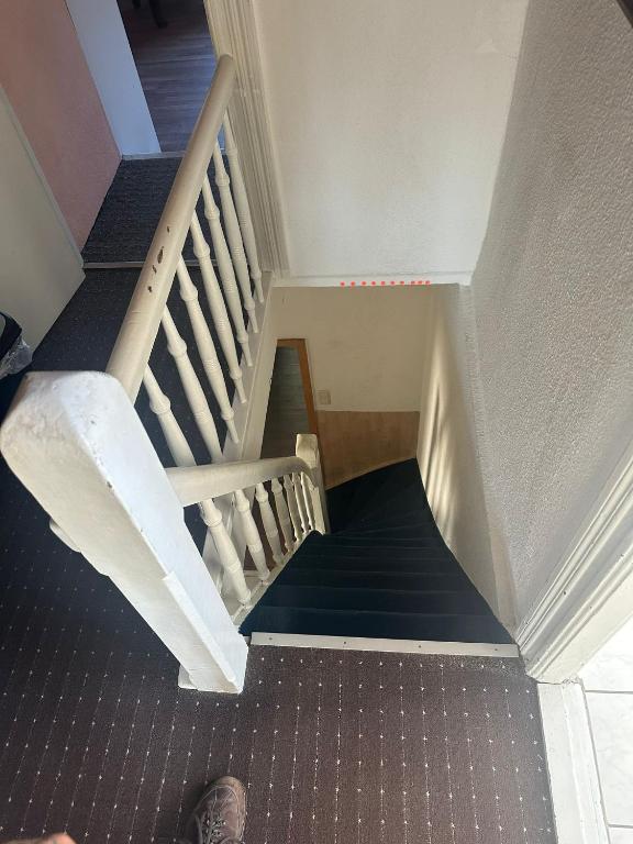 Ein Bett oder Betten in einem Zimmer der Unterkunft Zentrale Doppelbettzimmer
