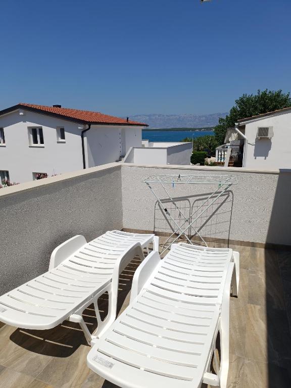 Balkón nebo terasa v ubytování Apartment Vitko