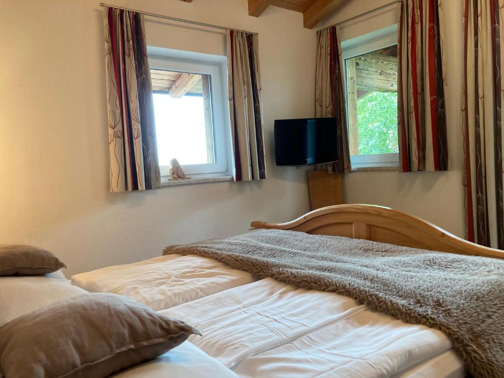 Postel nebo postele na pokoji v ubytování Ferienwohnung
