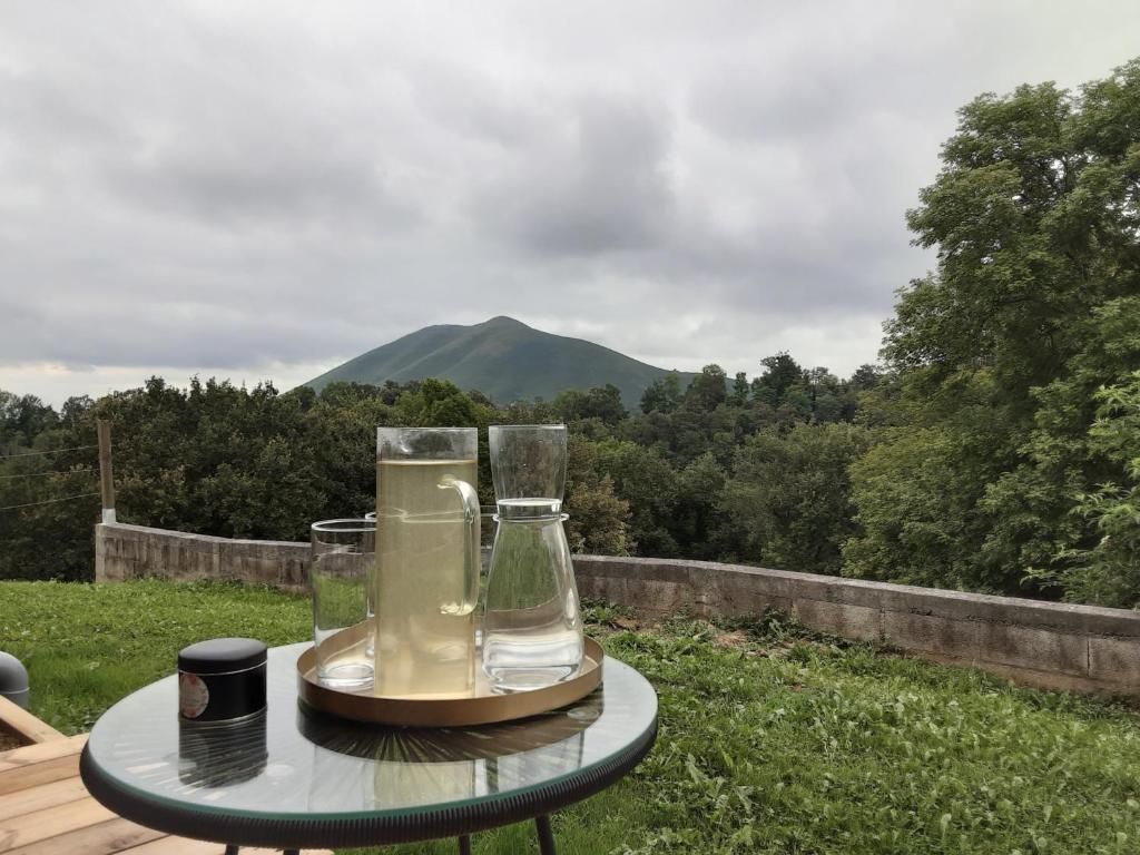 Nespecifikovaný výhled na hory nebo výhled na hory při pohledu z bed and breakfast