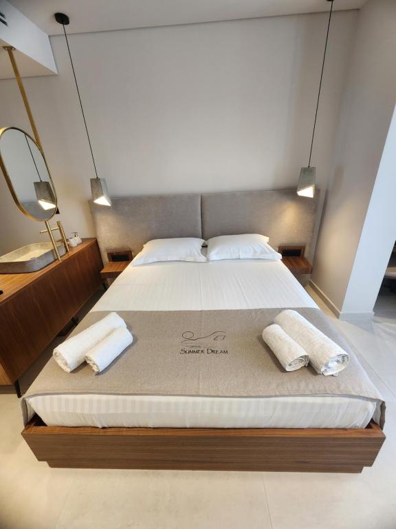 Postel nebo postele na pokoji v ubytování Hotel Summer Dream