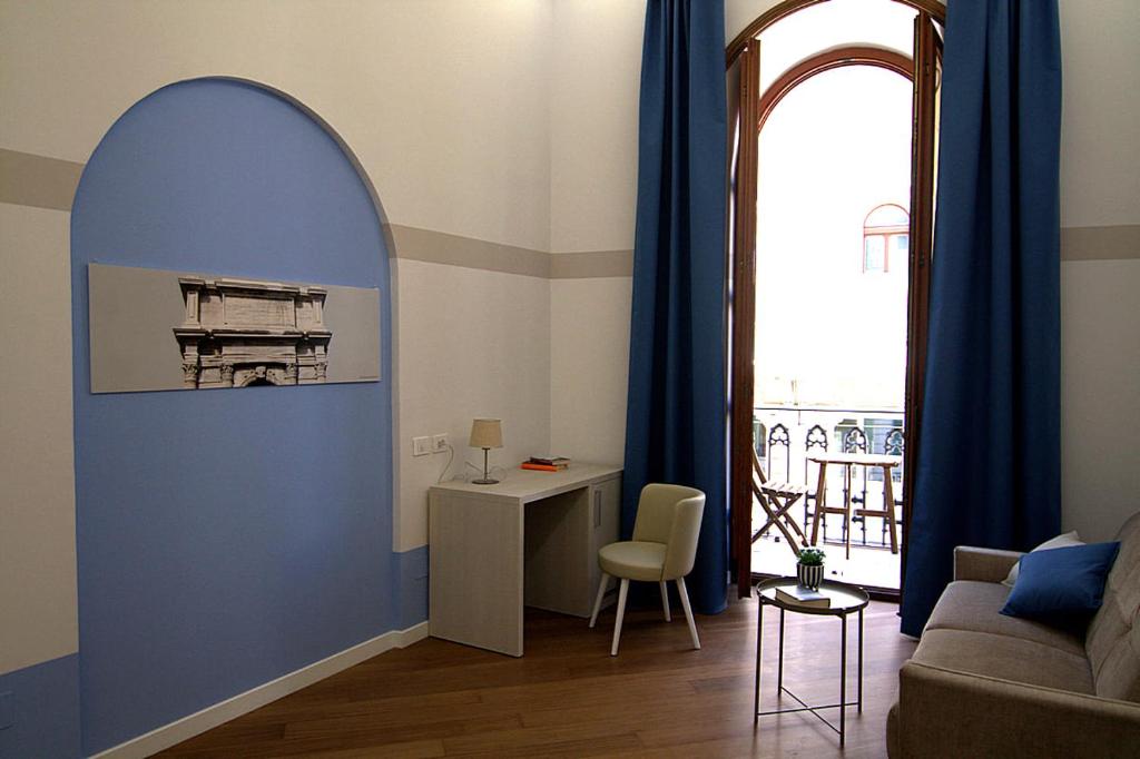 Posezení v ubytování Giuliani Rooms
