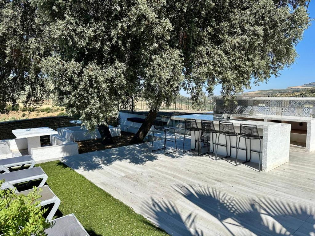 Paisaje cerca de esta villa