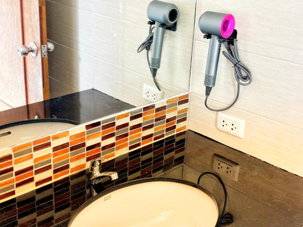Koupelna v ubytování patong v hotel