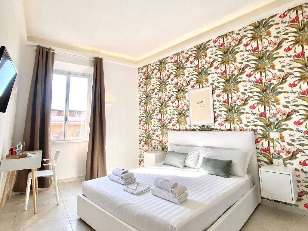 Prince of Rome Superior Rooms房間的床