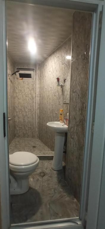 Koupelna v ubytování HOTEL LukaRabati