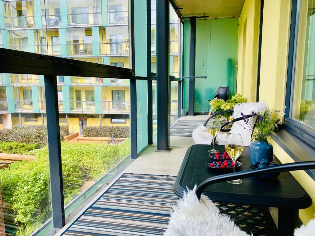Balkón nebo terasa v ubytování Charming City Centre Apartment - Spacious Balcony and Private Garden
