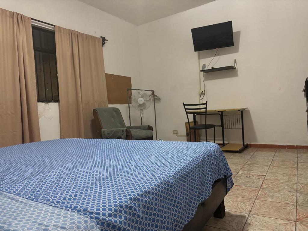 TV a/nebo společenská místnost v ubytování Hostal 509