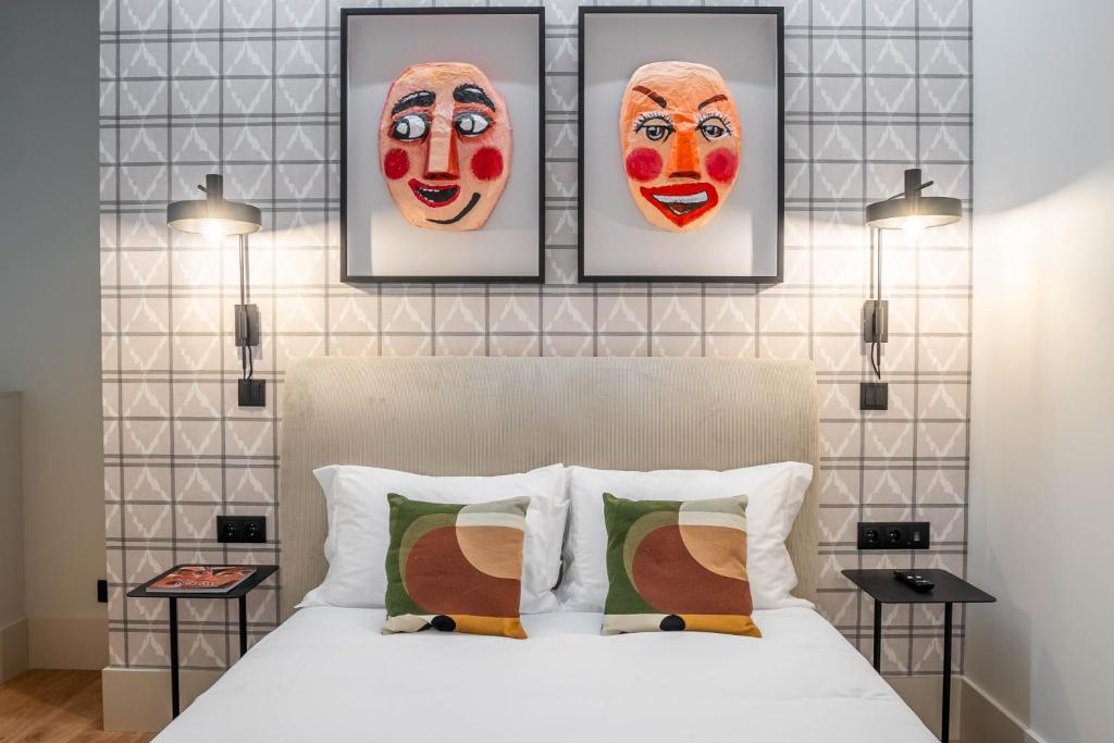 Postel nebo postele na pokoji v ubytování Gigantones GuestHouse
