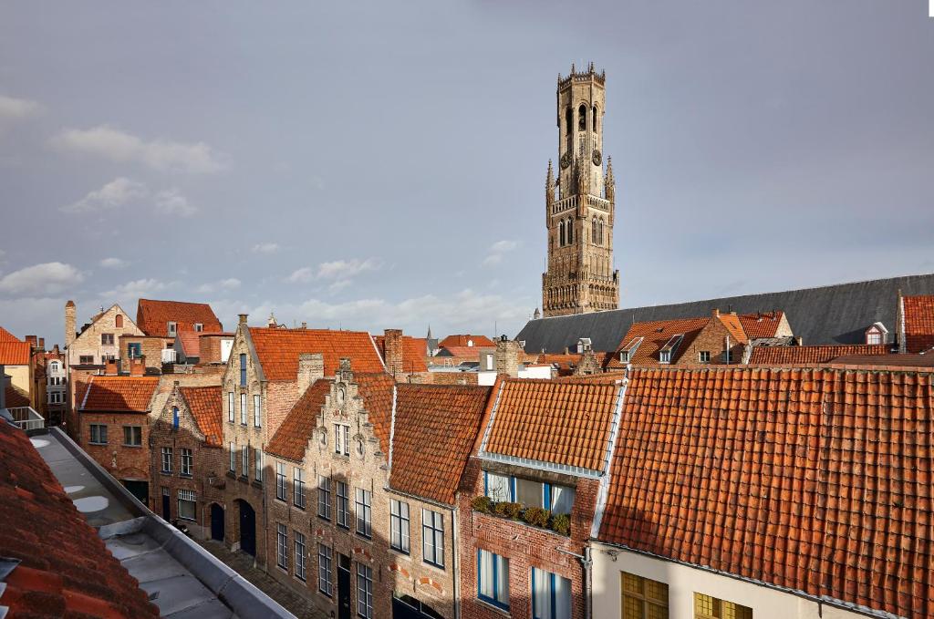 A general view of Brugge or a view of the city taken from a panziókat