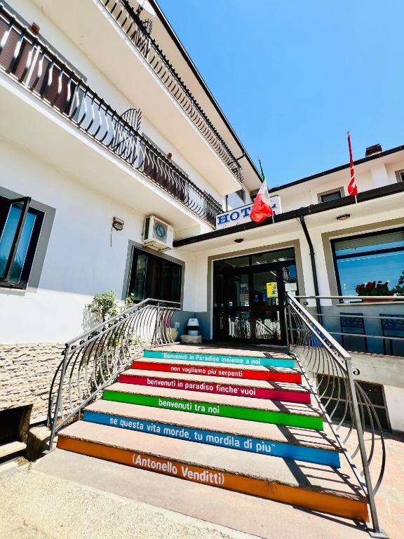 Balkón nebo terasa v ubytování Hotel Paradiso